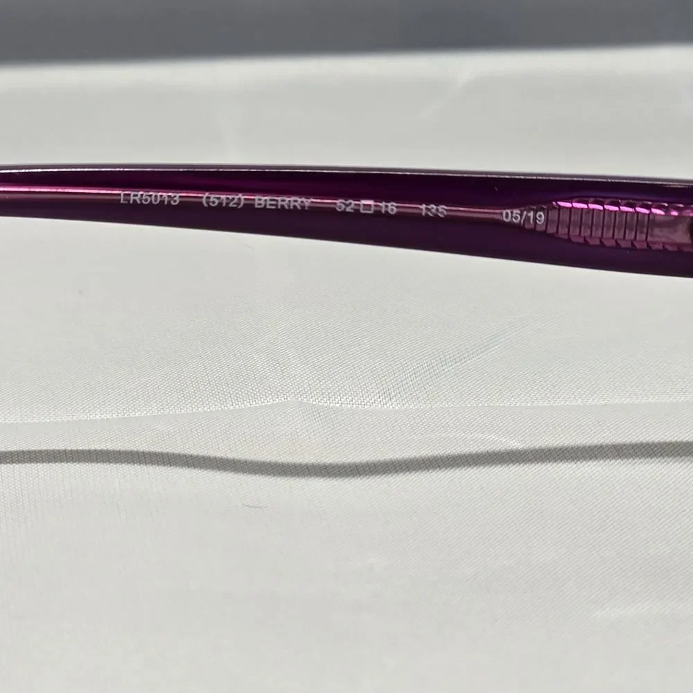 Lenton And Rusby Glasses LR5013 (512) Berry 52 16 135 Frames Only‎